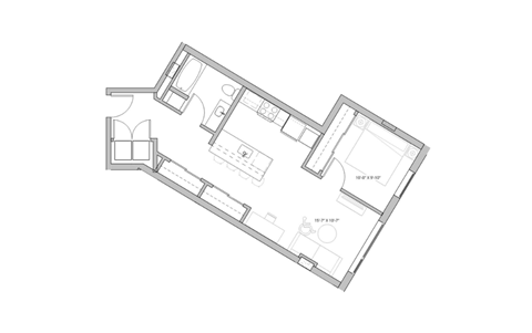 a black and white floor plan of a house